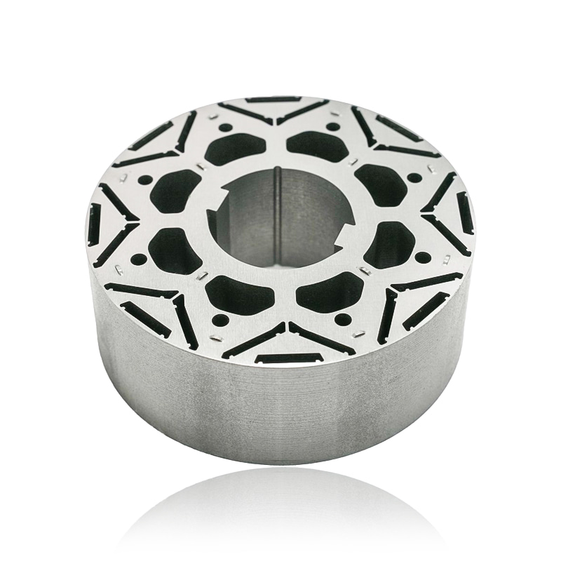 What exactly does a rotor core do inside a motor or generator?